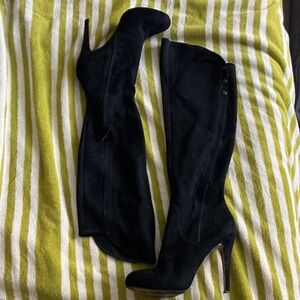 Guess Black Over the Knee Boots